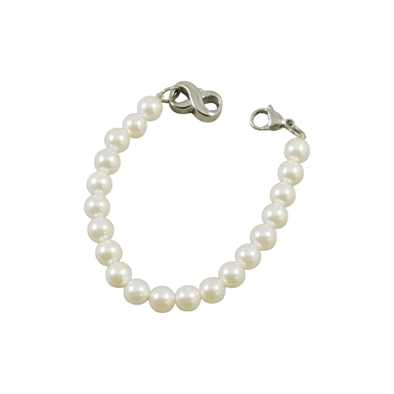 [721010100] Pulsera 19,5cm JOFIEL con perlas Ø8mm para contener cenizas