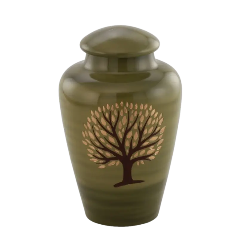 Aluminium urn ARBOL