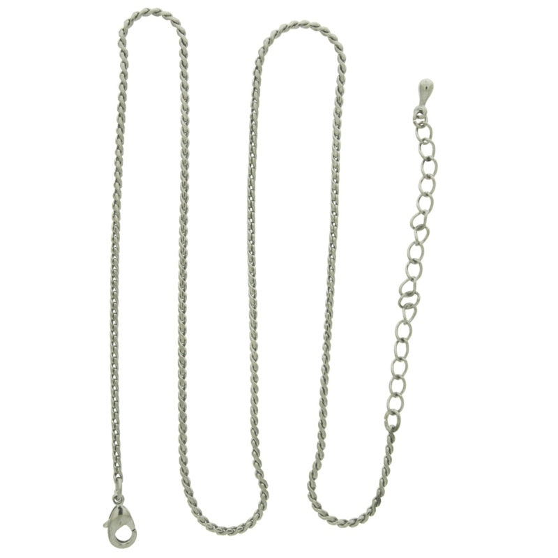 Rhodium necklace