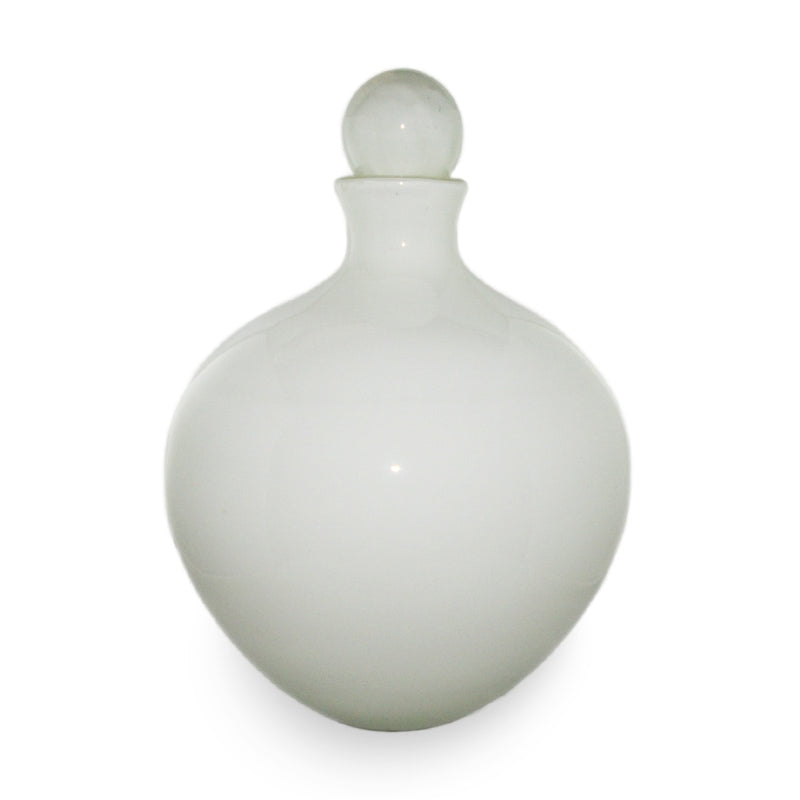 Urne en verre BALLON BLANC