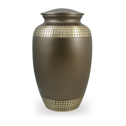 [701003100] ANIEL BROWN Brass urn 