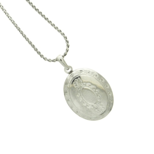 [781010200] Silver locket pendant