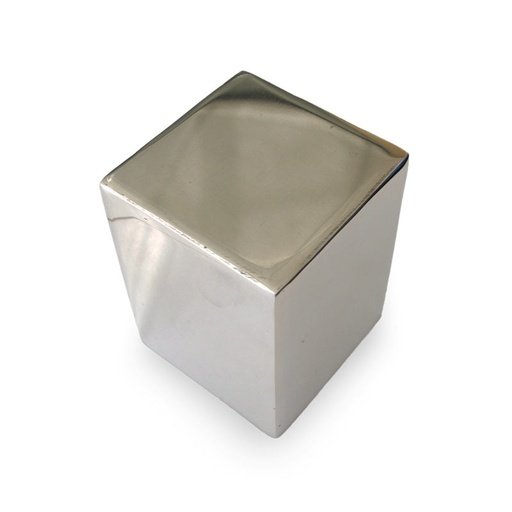 [711001100] Cube médaillon TIKAL CHROME