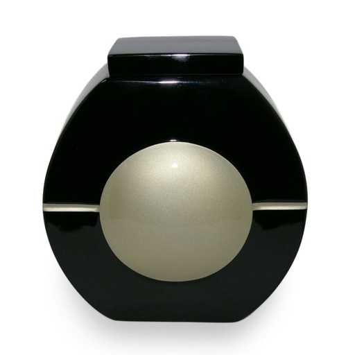 [708001200] Urna de fibra de vidrio ELIADE NEGRO